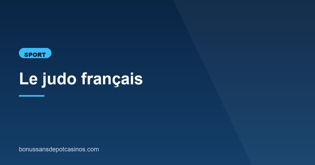 Illustration de l'article consacré au judo français